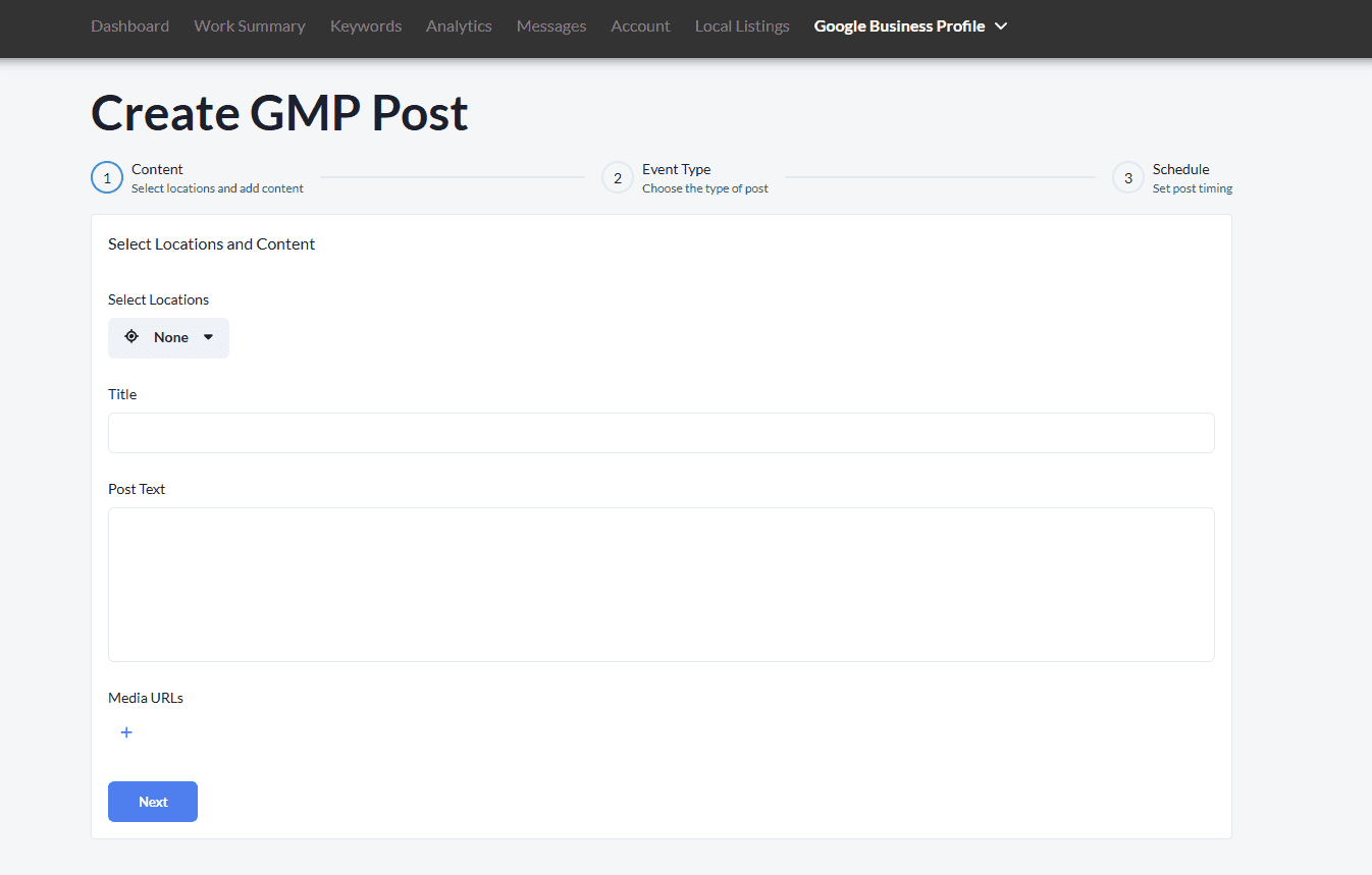 GBP Scheduled or Bulk Posting | LiftMyBiz